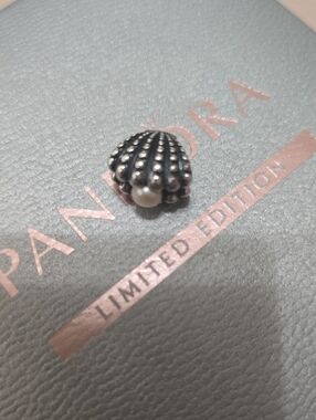 Pandora White Pearl Shell Beach Charm